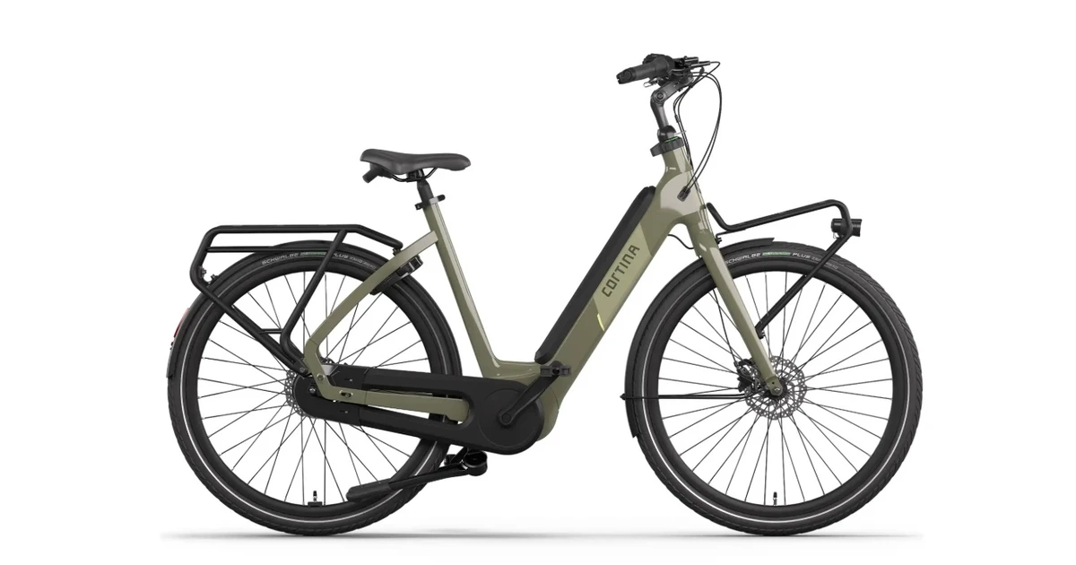 Cortina integrated enviolo groen cortina elektrische moedefietsen