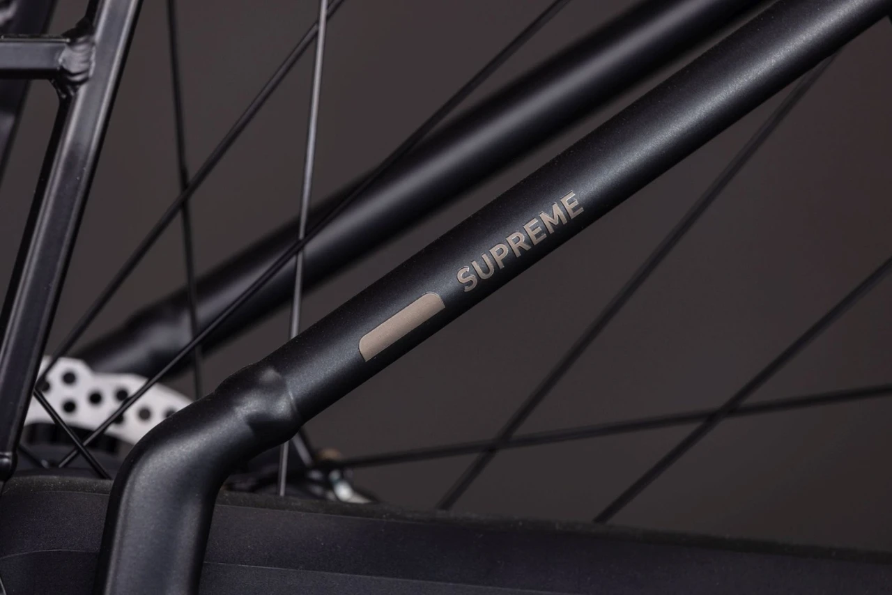 Cube supreme hybrid comfort se one 600 dames grijsmat voorkant