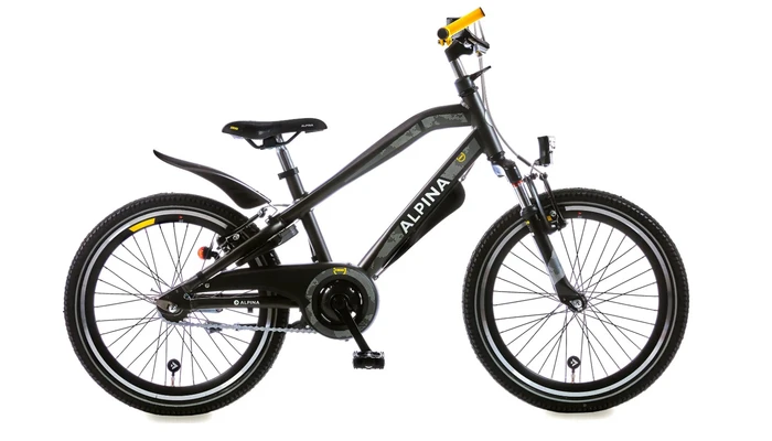 Alpina trail20 inch zwart jongenss openkettingkast