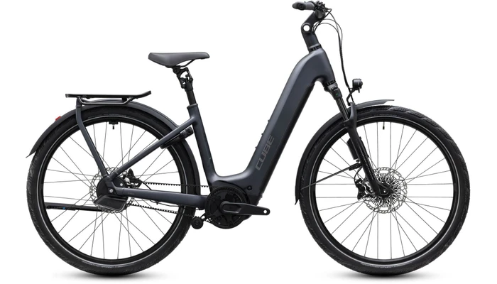 Cube kathmandu hybrid deluxe exc800 dames grijs mat cube elektrische fietsen