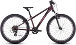 Cube kinderfiets acid 240 jongens roze zijkant