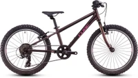 Cube kinderfiets acid 200 jongens roze zijkant