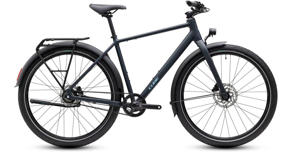 Cube editor pro fe 2027 heren blauw mat cube stadsfietsen