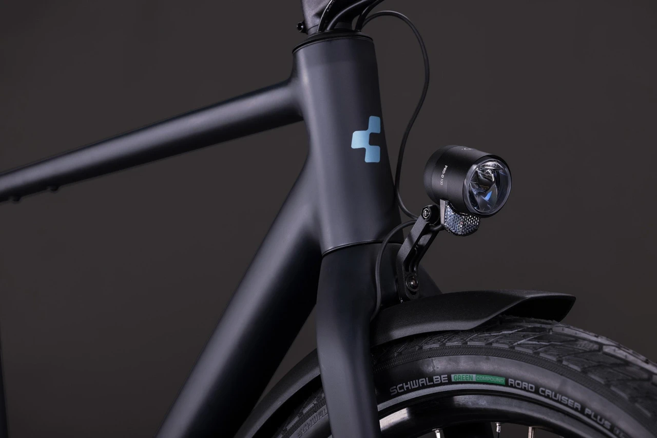 Cube editor pro fe 2027 heren blauw mat cube stadsfietsen detail