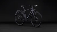 Cube editor pro fe 2027 heren blauw mat cube stadsfietsen voorkant