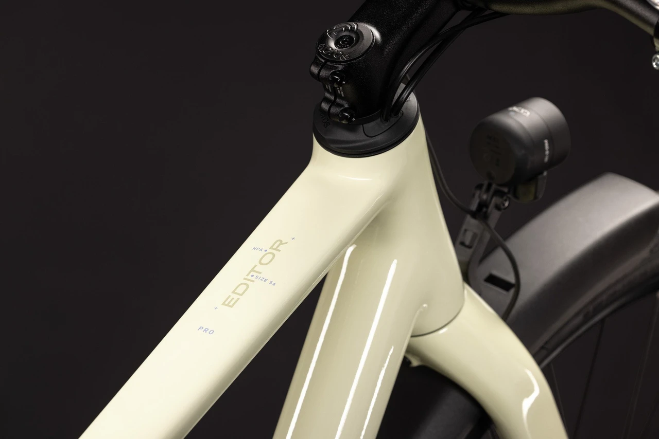 Cube editor pro fe 2027 heren geel cube stadsfietsen stuur