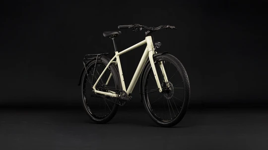 Cube editor pro fe 2027 heren geel cube stadsfietsen voorkant