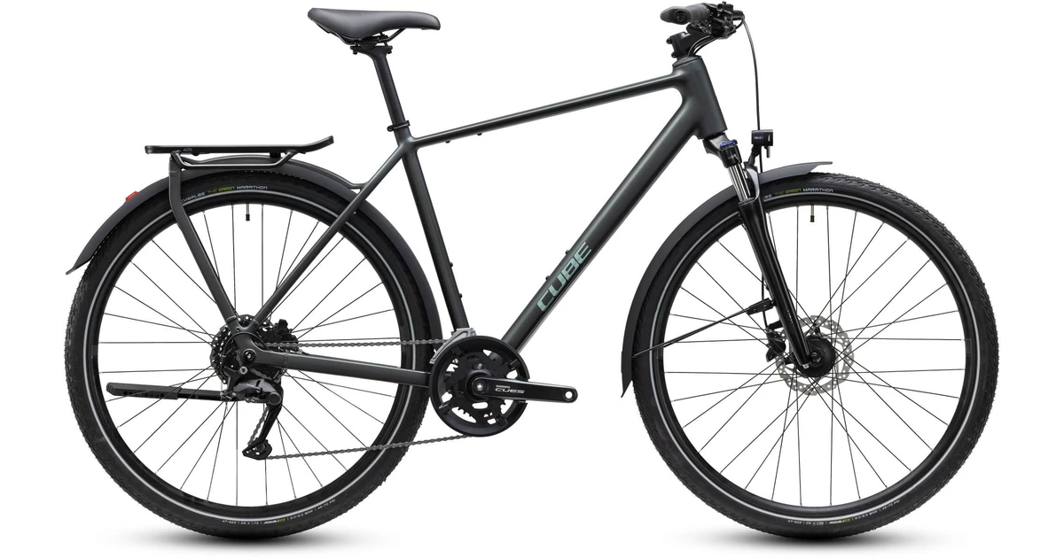 Cube kathmandu one heren zwart mat cube fietsen