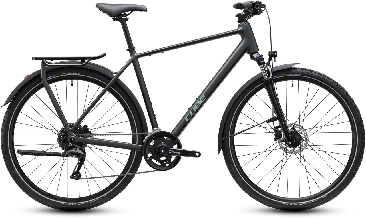 Cube kathmandu one heren zwart mat cube fietsen
