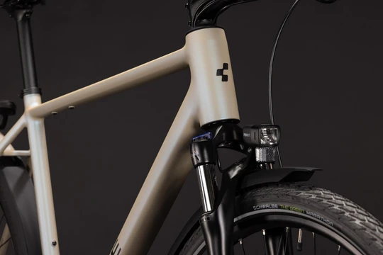 Cube kathmandu one heren zilver mat cube fietsen detail