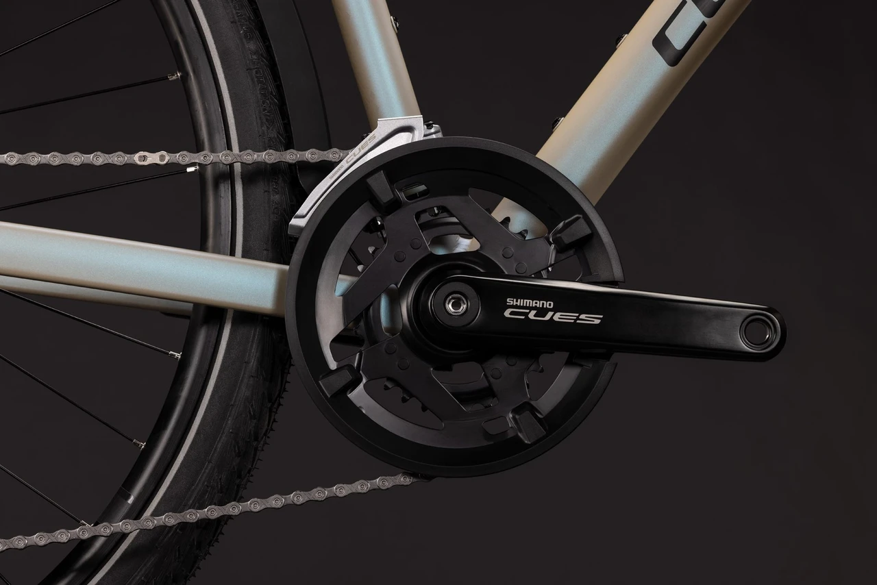 Cube kathmandu one heren zilver mat cube fietsen ketting
