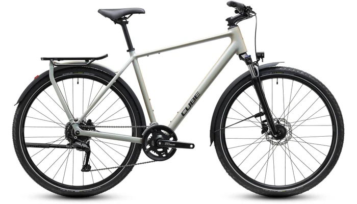 Cube kathmandu one heren zilver mat cube fietsen