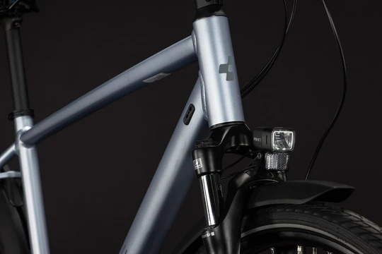 Cube touring one heren zilver blauw mat cube touring fietsen detail