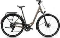 Cube touring one lage instap chroom cube touring fietsen