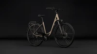 Cube touring one lage instap chroom cube touring fietsen voorkant