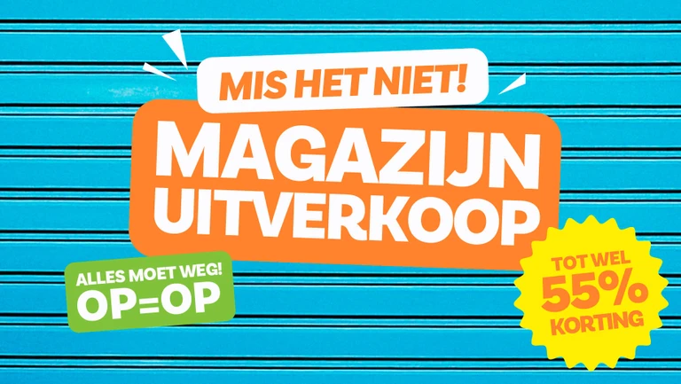 Magazijnuitverkoop, beter dan Black Friday