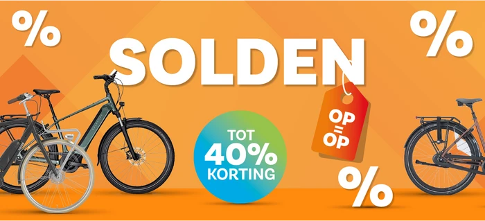 Solden! Extra hoge korting op a-merk fietsen