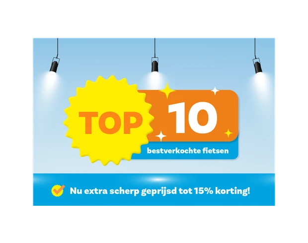 Top 10 bestverkochte fietsen - Bikefriend