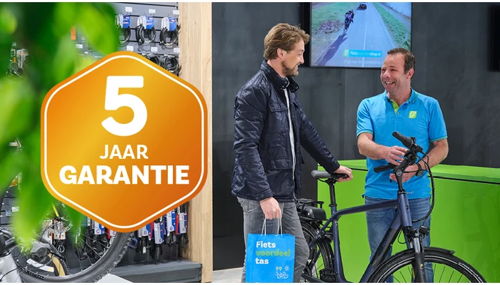 5 jaar garantie