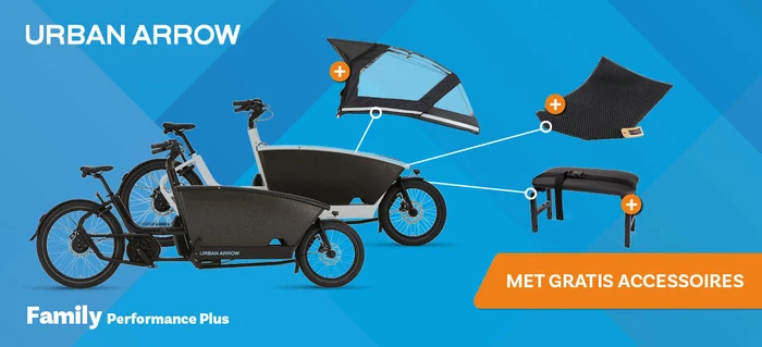 Urban Arrow Family met gratis accessoires én korting