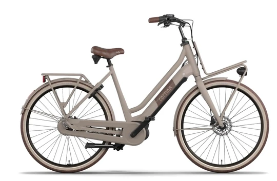 Cortina e u4 next db7 2026 beige mat dames cortina elektrische fietsen