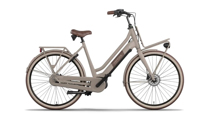 Cortina e u4 next db7 2026 beige mat dames cortina elektrische fietsen