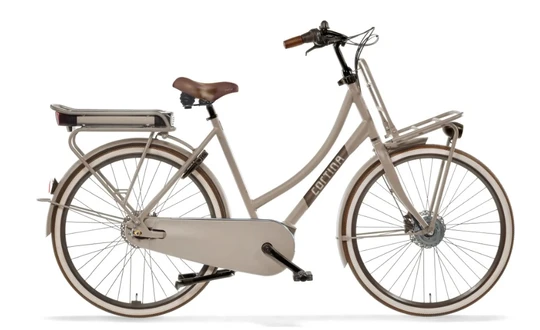 Cortina eu4 transport db7 sdfm 2026 dames beige mat cortina elektrische fietsen