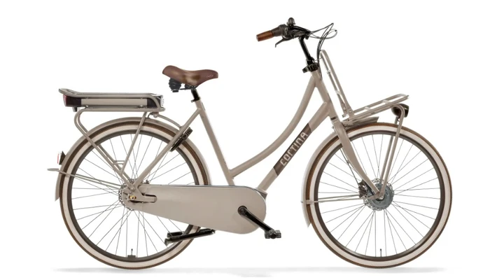 Cortina eu4 transport db7 sdfm 2026 dames beige mat cortina elektrische fietsen