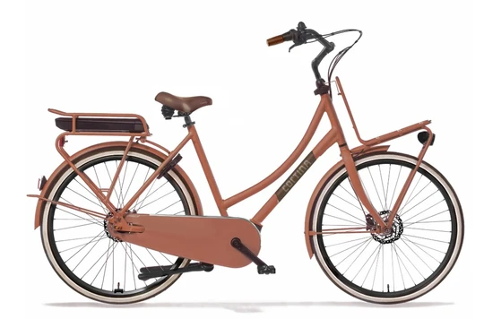 Cortina eu4 transportfamilyactive db7 mm 2026 bruin mat dames cortna elektrische fietsen