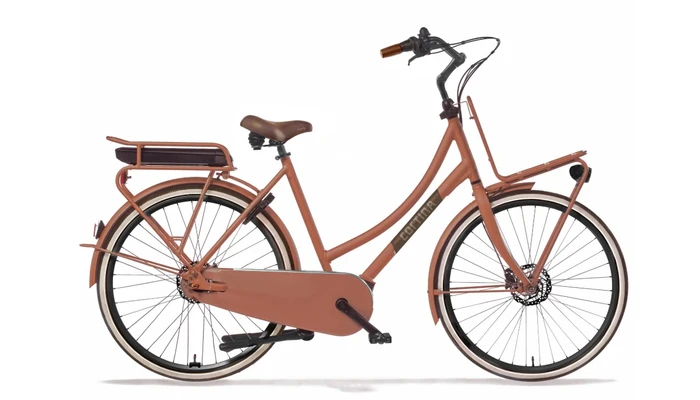 Cortina eu4 transportfamilyactive db7 mm 2026 bruin mat dames cortna elektrische fietsen