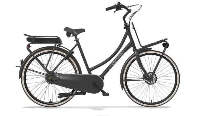 Cortina eu4 transportfamilyactive db7 mm 2026 zwart mat dames cortna elektrische fietsen