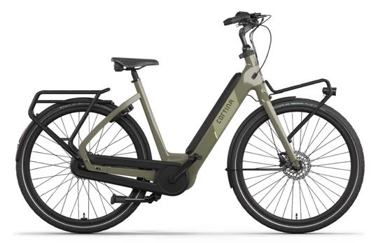 Cortina ecommon integrated db7 active m 2026 groen cortina elektrische fietsen