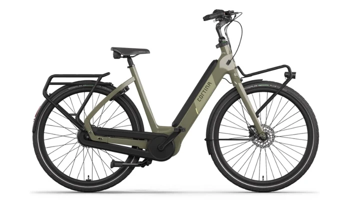 Cortina ecommon integrated db7 active m 2026 groen cortina elektrische fietsen