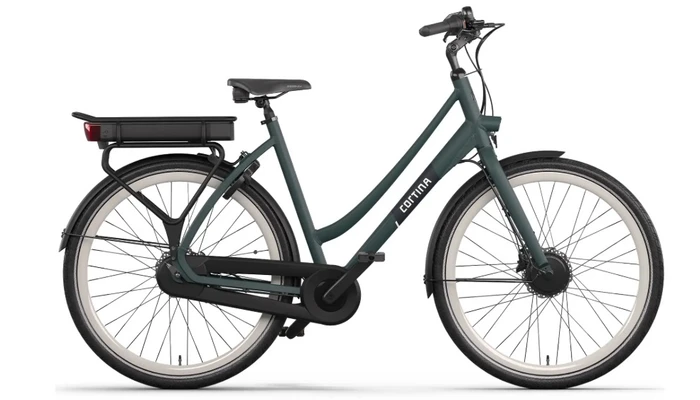Cortina etide db7fm 2026 groen mat dames cortina elektrische fietsen