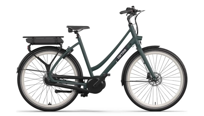 Cortina etide db7 2026 groen mat dames cortina elektrische fietsen