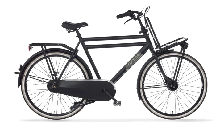 Cortina u4 transport nd7 2026 zwart matt heren cortina transportfietsen