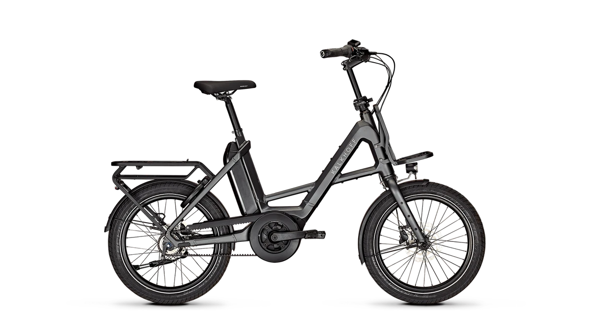 Kalkhoff image c advance+ plus 2024 kalkhoff compact elektrische fietsen unisex zwart