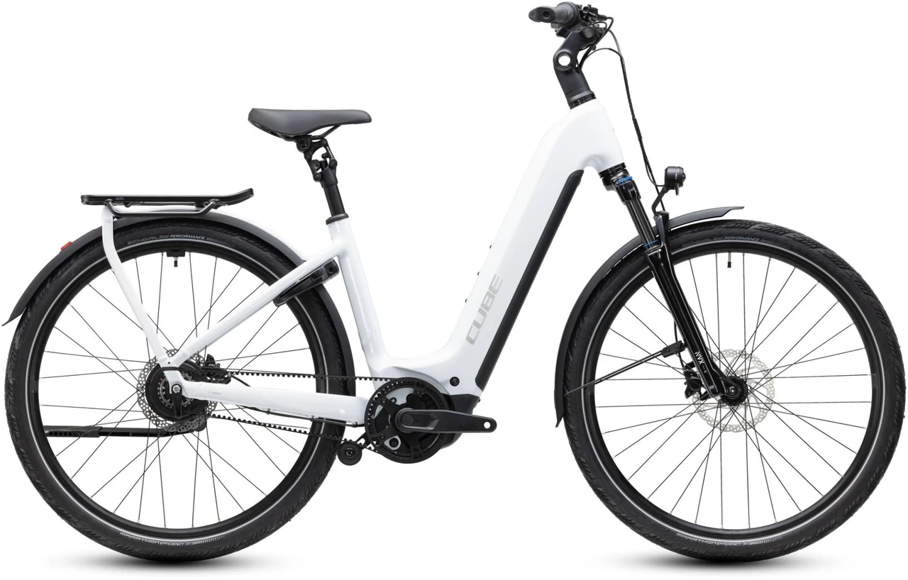 Cube kathmandu hybrid deluxe pro800 dames wit cube elektrische hybride fietsen