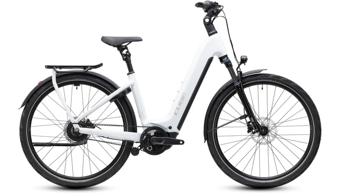 Cube kathmandu hybrid deluxe pro800 dames wit cube elektrische hybride fietsen