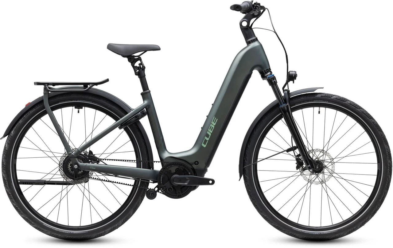 Cube kathmandu hybrid deluxe pro800 dames zwart mat cube elektrische hybride fietsen