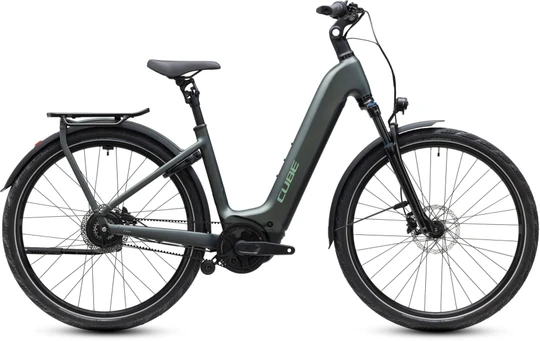 Cube kathmandu hybrid deluxe pro800 dames zwart mat cube elektrische hybride fietsen