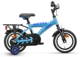 Loekie snake12 kinderfietsen blauw