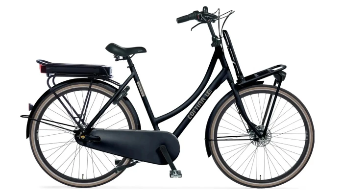 Cortina eu4 transport db7 sdfm 2026 dames zwart mat cortina elektrische fietsen goed
