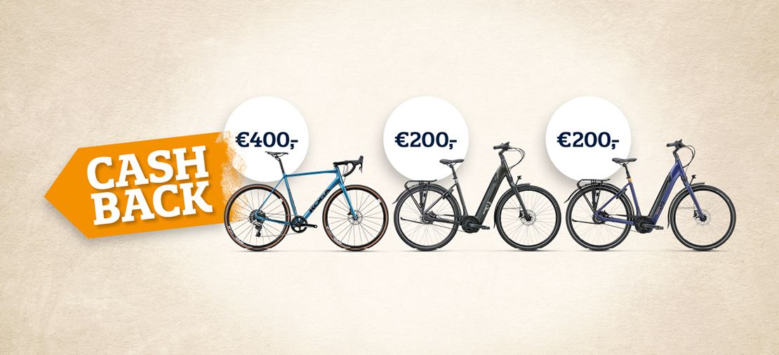 Ontvang tot €400,- cashback op jouw Koga e-bike!