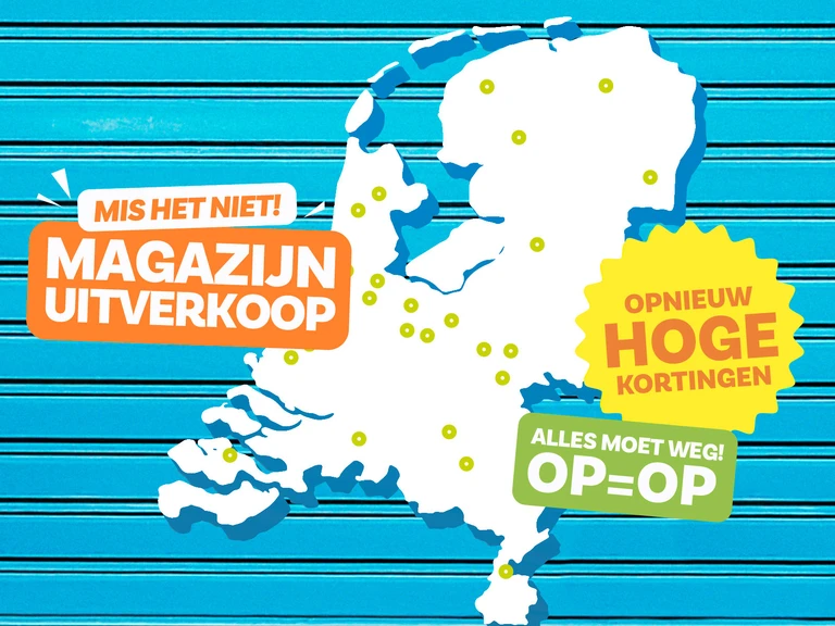 Nog meer Magazijnuitverkoop in de winkel