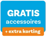 Gratis accessoires en extra korting in maart