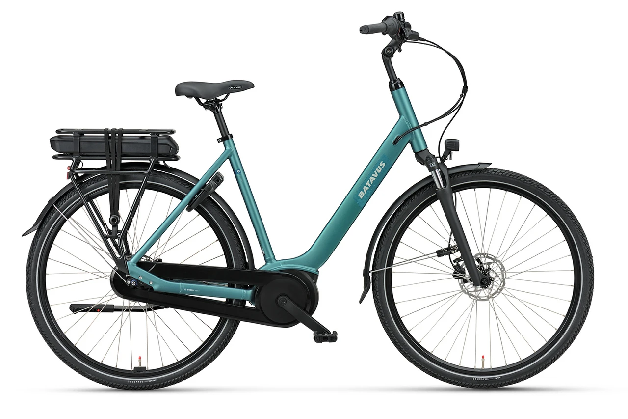 Batavus altura cp dames groen mat batavus elektrische fietsen goed