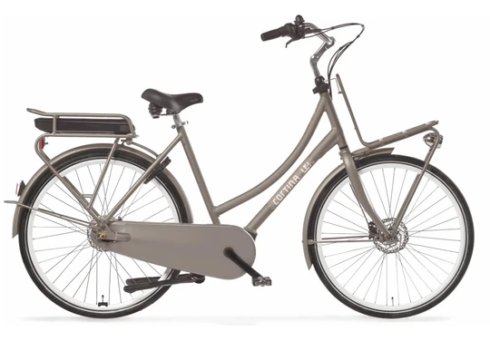 Cortina e u4 transport family bruint mat dames cortina elektrische fietsen