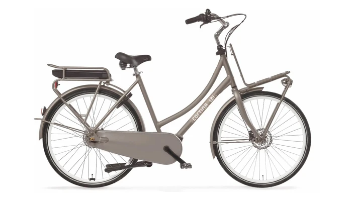 Cortina e u4 transport family bruint mat dames cortina elektrische fietsen