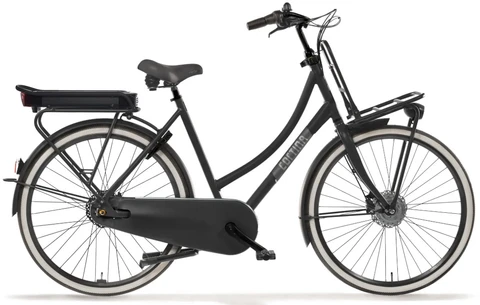 Cortina eu4 transport db7 sdfm 2026 dames zwart mat cortina elektrische fietsen